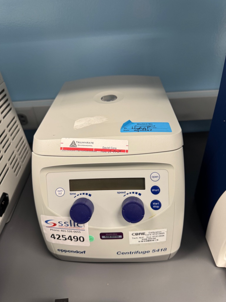 Image of Eppendorf 5418 Centrifuge